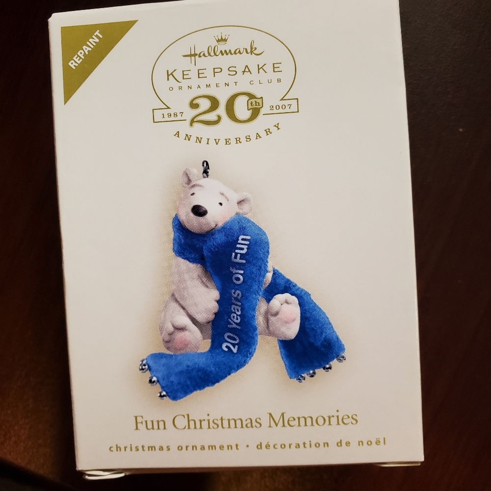 Hallmark Polar Bear ornament REPAINT